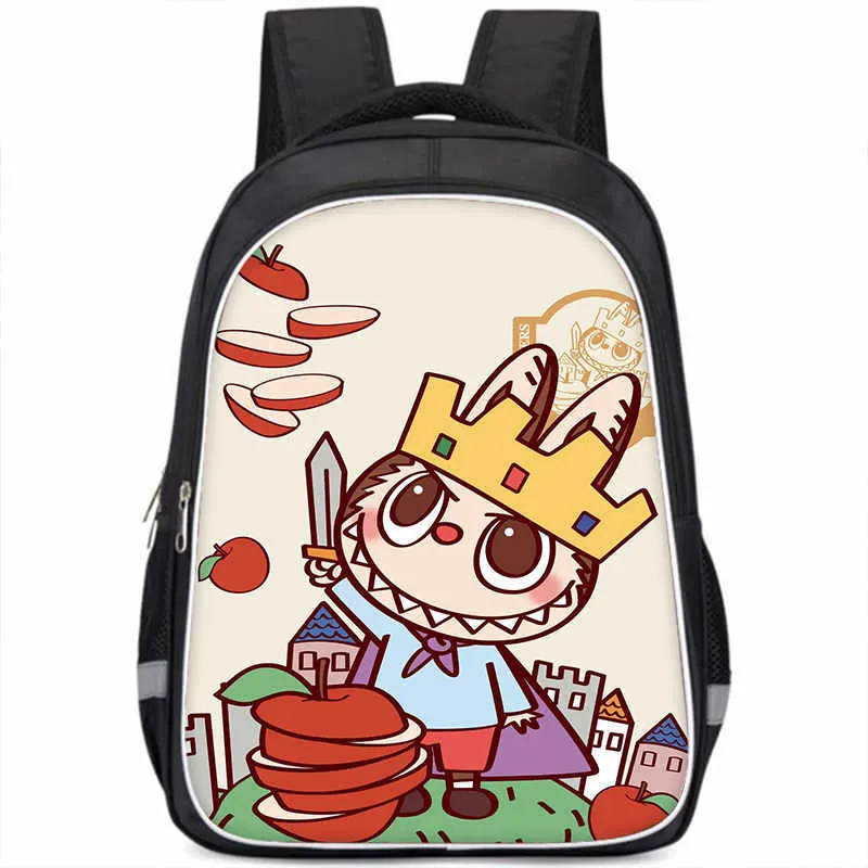 Lapupu Student Schoolbag Large Capacity Primary School Kindergarten Backpack Portable Burden Alleviation Children's Bags