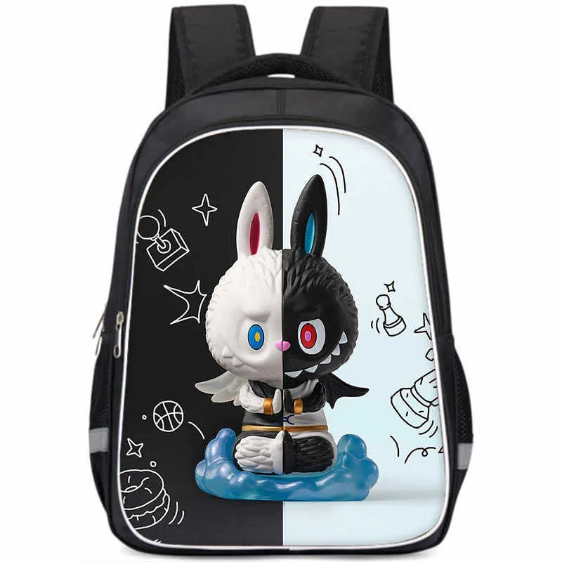 Lapupu Student Schoolbag Large Capacity Primary School Kindergarten Backpack Portable Burden Alleviation Children's Bags