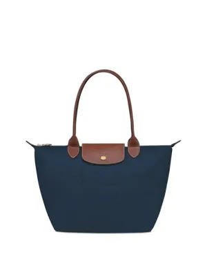 Le Pliage Original Medium Longchamp Nylon Shoulder Bag Blue