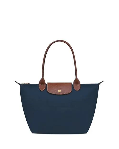 Le Pliage Original Medium Longchamp Nylon Shoulder Bag Blue