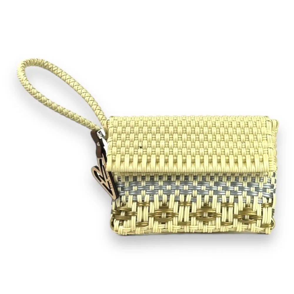 Maria Victoria | Shine CA | Upcycled, Handwoven, Wristlet