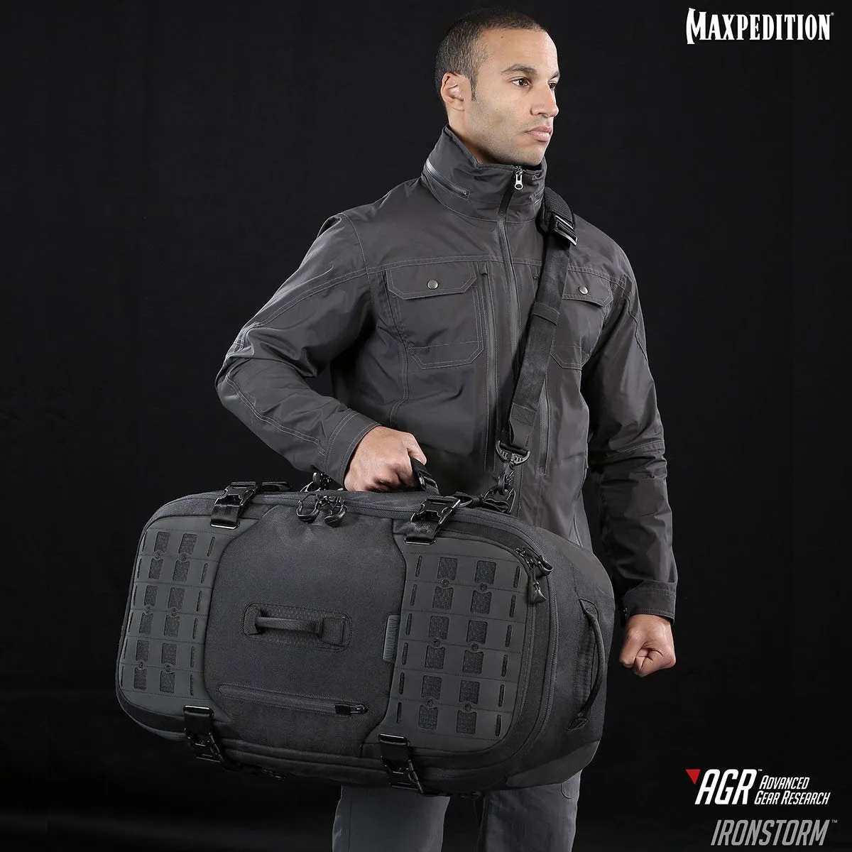 Maxpedition Ironstorm Adventure Travel Bag 62L (Black)