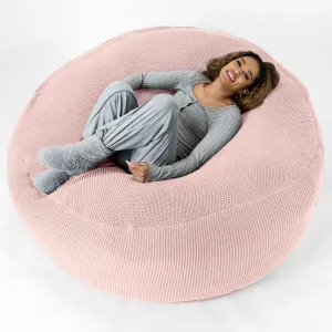 Mega Mammoth Bean Bag - Ellos Knitted Baby Pink