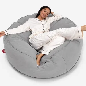 Mega Mammoth Bean Bag Sofa - Canvas Pewter