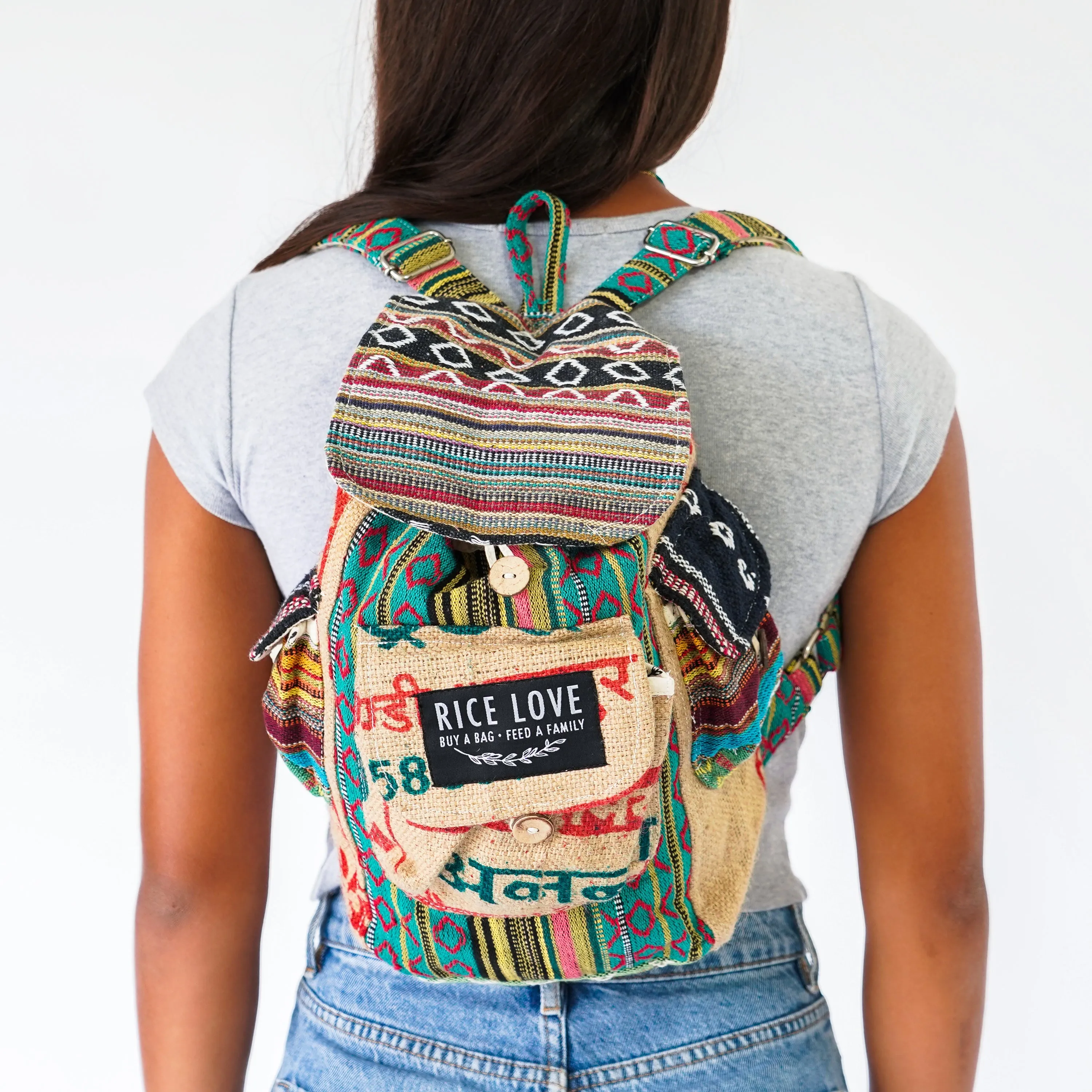 Mini Recycled Travel Backpack