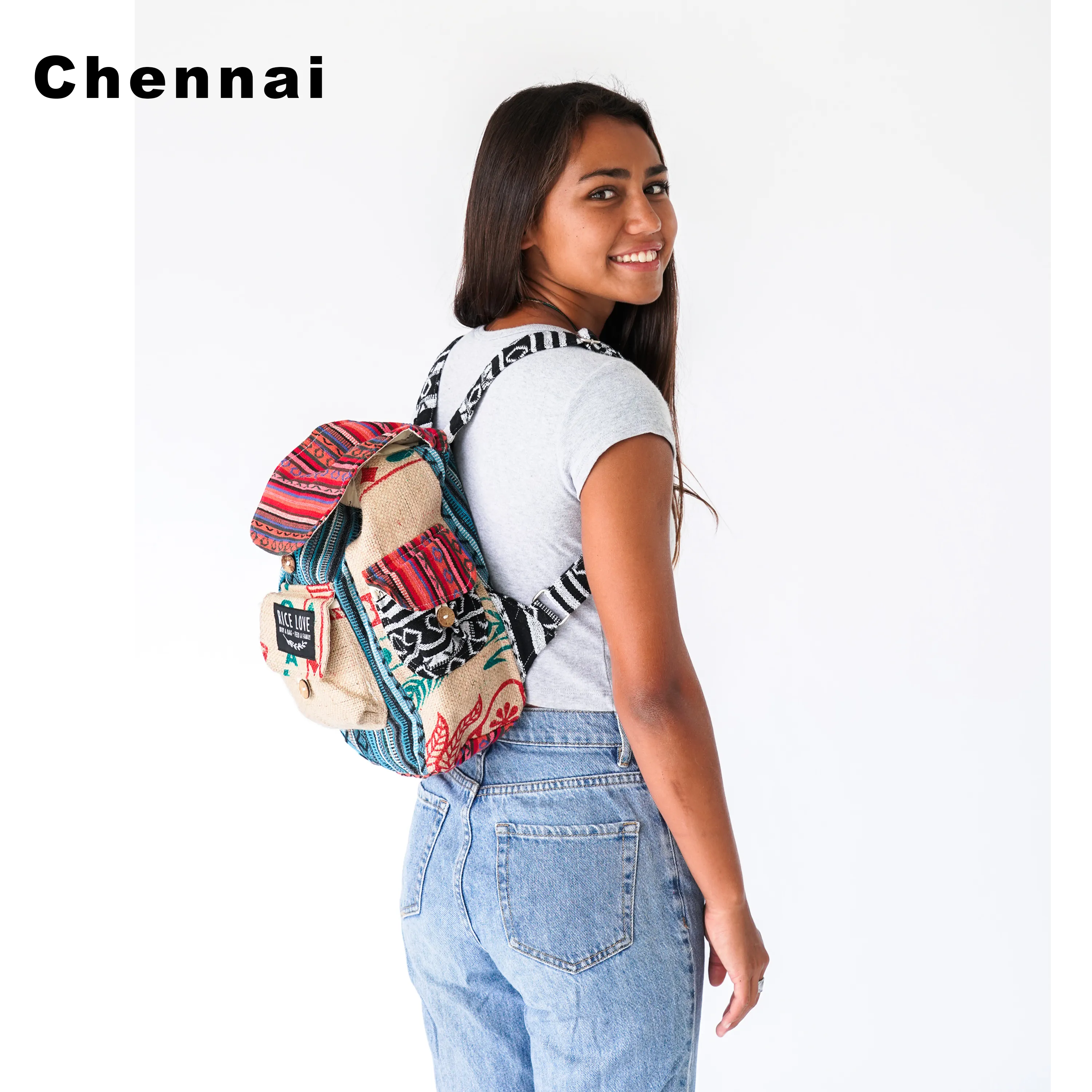 Mini Recycled Travel Backpack