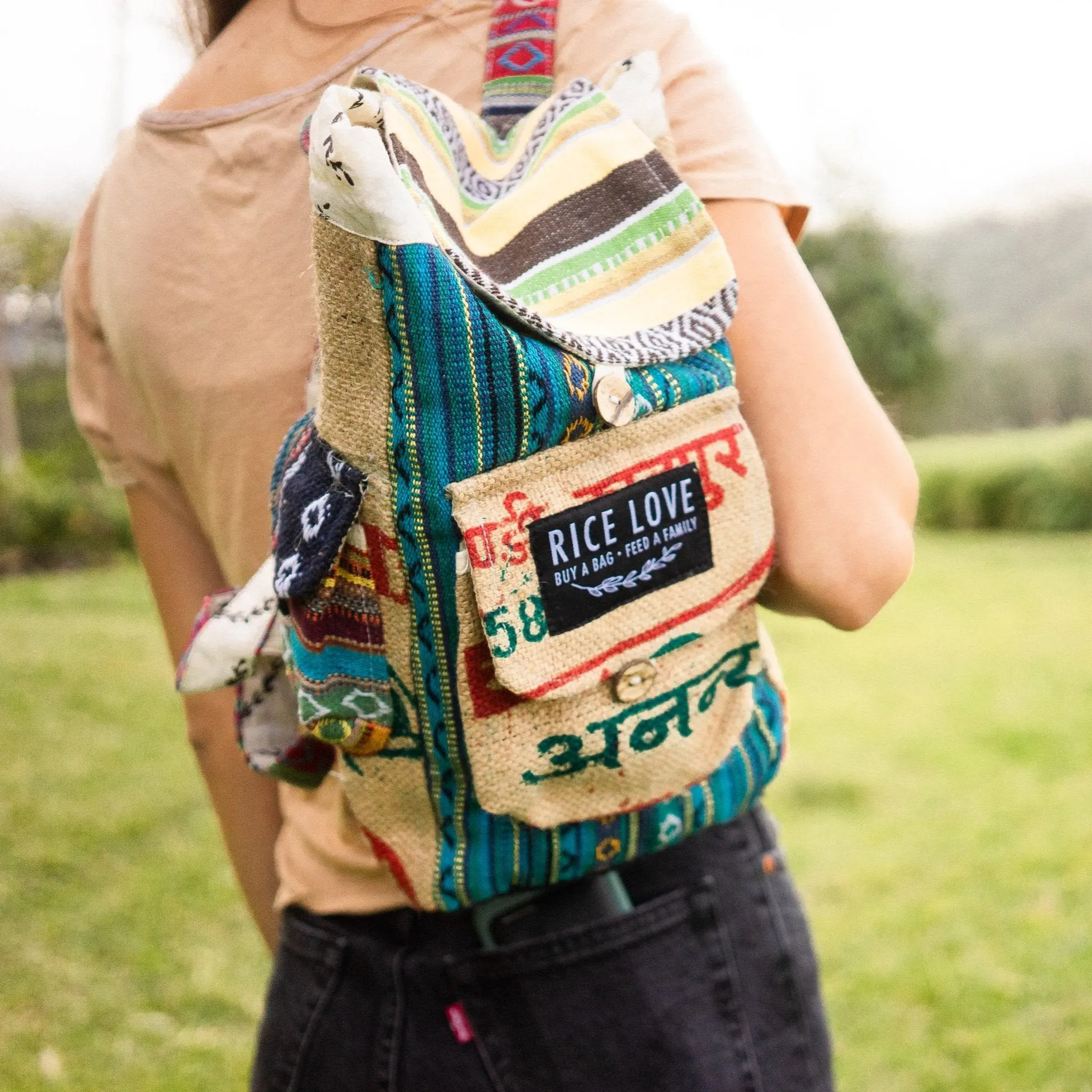 Mini Recycled Travel Backpack