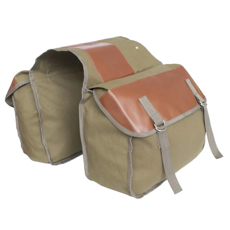 Motorcycle canvas side bag