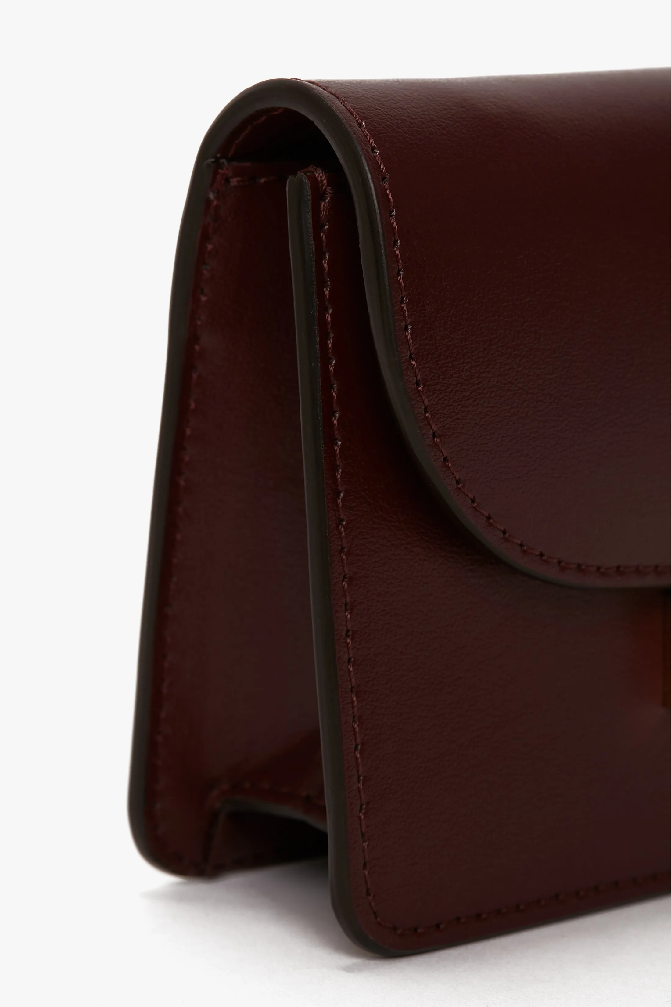 Nano Dorian Bag In Burgundy Smooth Leather