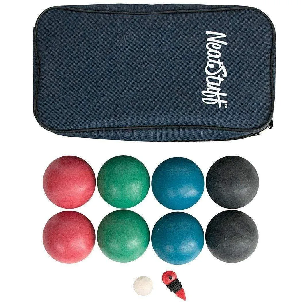 Neat Stuff Bocce Ball Set with Carrying Case - Up to 8 Players