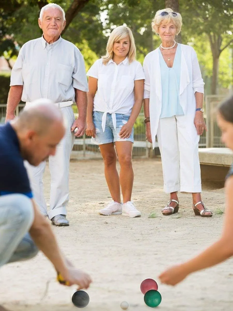 Neat Stuff Bocce Ball Set with Carrying Case - Up to 8 Players