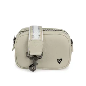 NEW: Durham Vegan Leather Crossbody - Cream