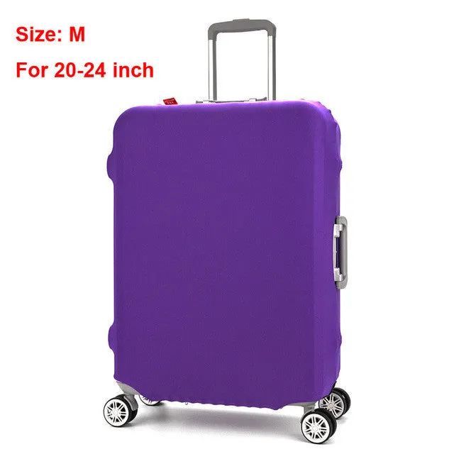 OKOKC Thicken Wearable Pure Color Travel Luggage Suitcase Protective Cover,Stretch, made for S/M/L/XL, Apply to 18-32inch Cases