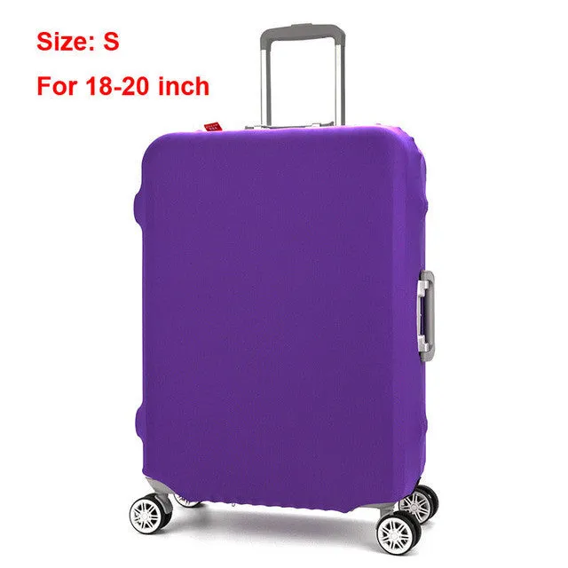 OKOKC Thicken Wearable Pure Color Travel Luggage Suitcase Protective Cover,Stretch, made for S/M/L/XL, Apply to 18-32inch Cases