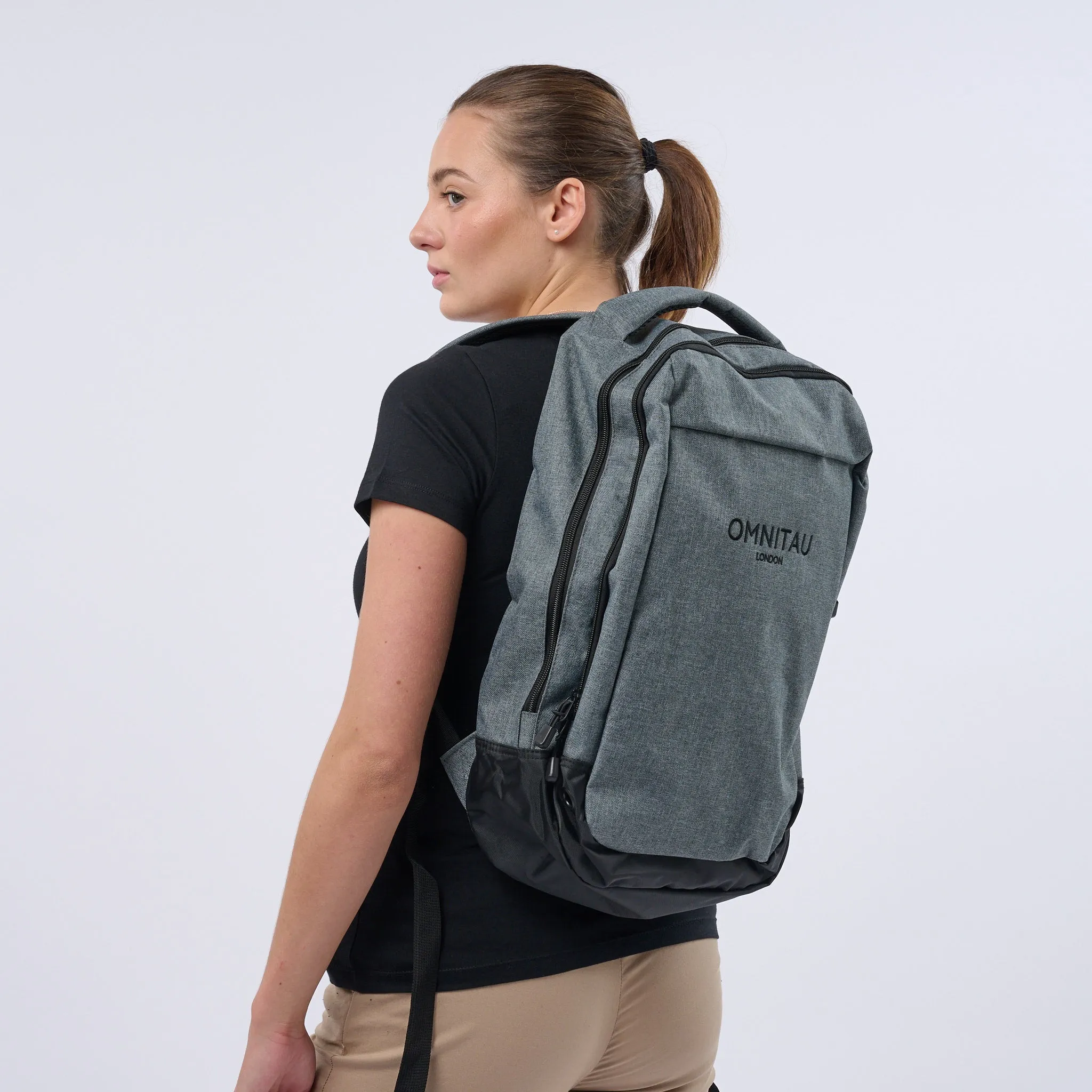 Omnitau Unisex 17 Litre Breathable Soho Backpack - Charcoal Grey