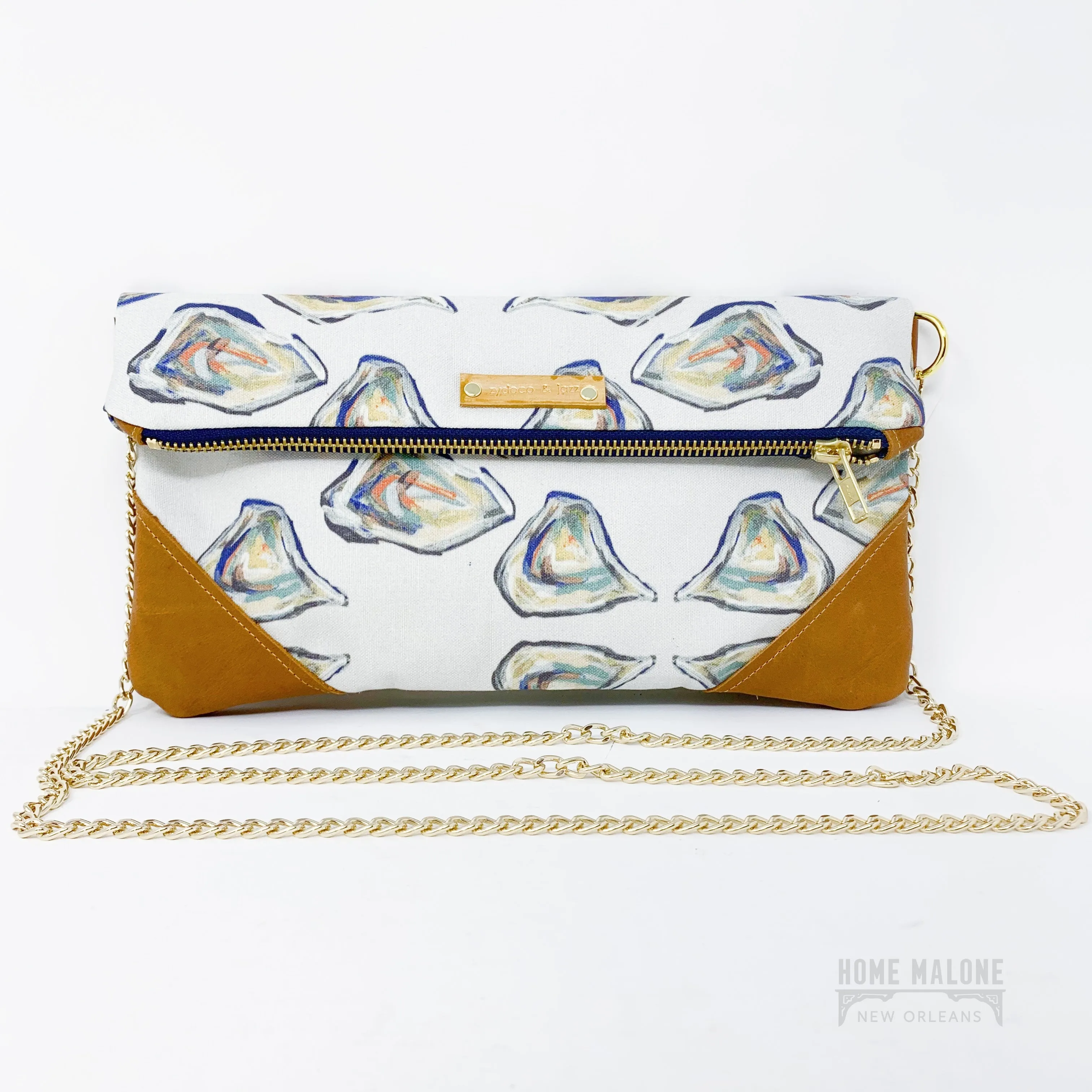 Oyster Folded Clutch/Crossbody