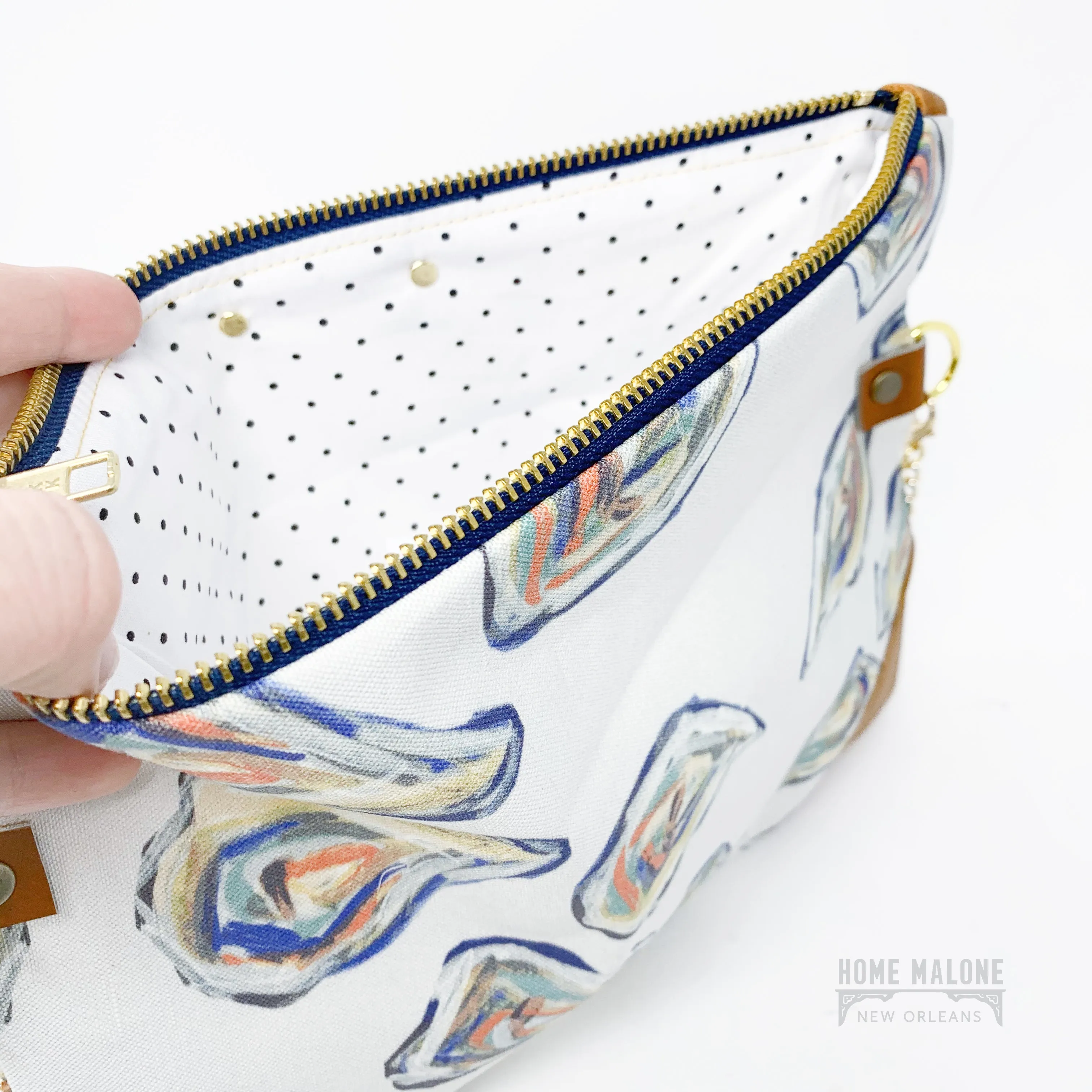 Oyster Folded Clutch/Crossbody