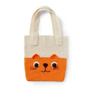 Peaches & Crème Cat In The Bag Crochet Tote