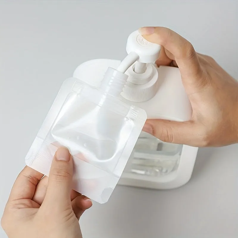 Portable Travel Dispenser Bag for Hand Sanitizer and Toiletries