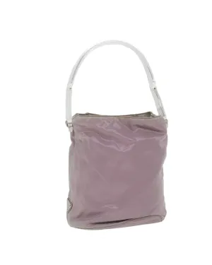 Purple Nylon Hand Bag