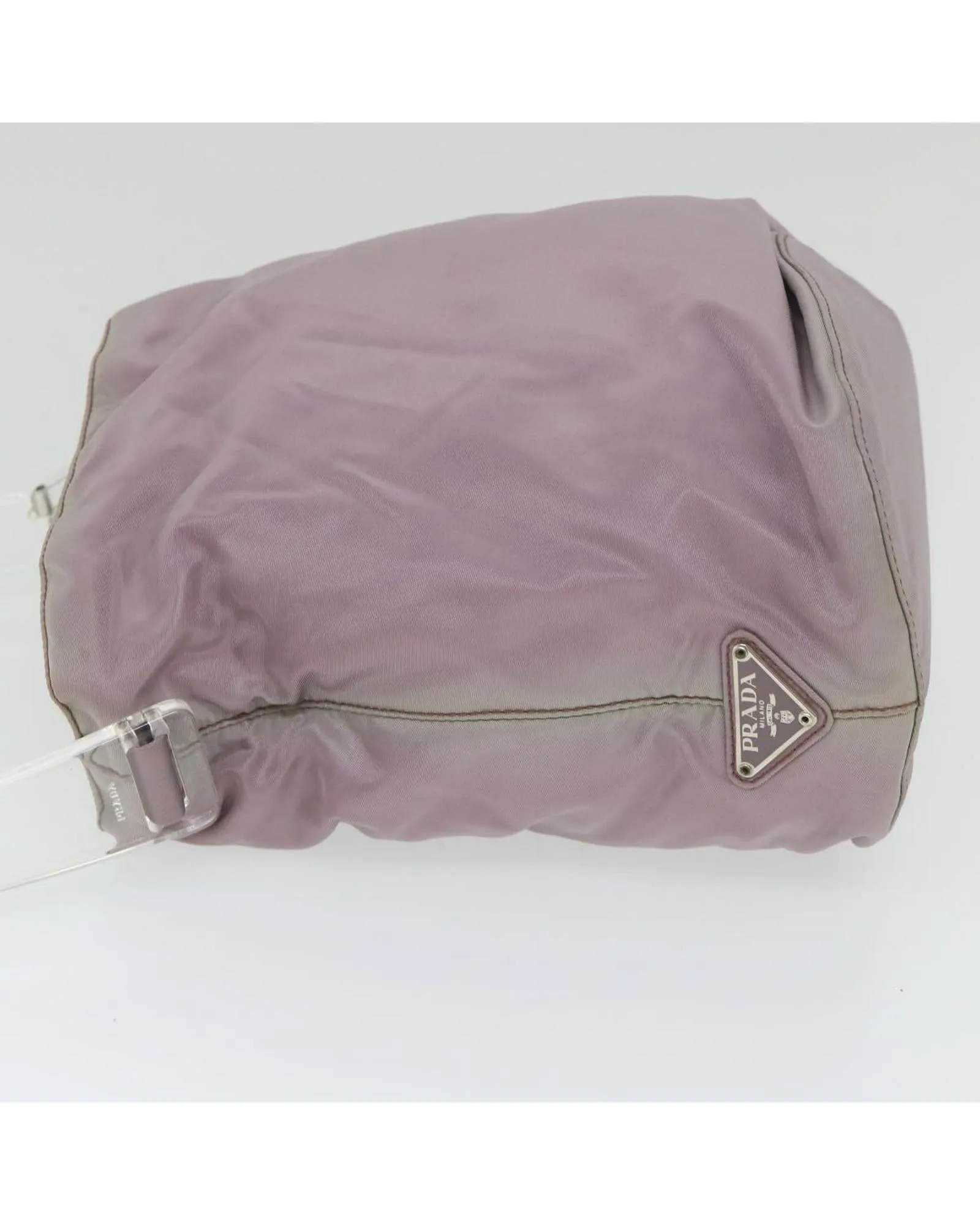 Purple Nylon Hand Bag