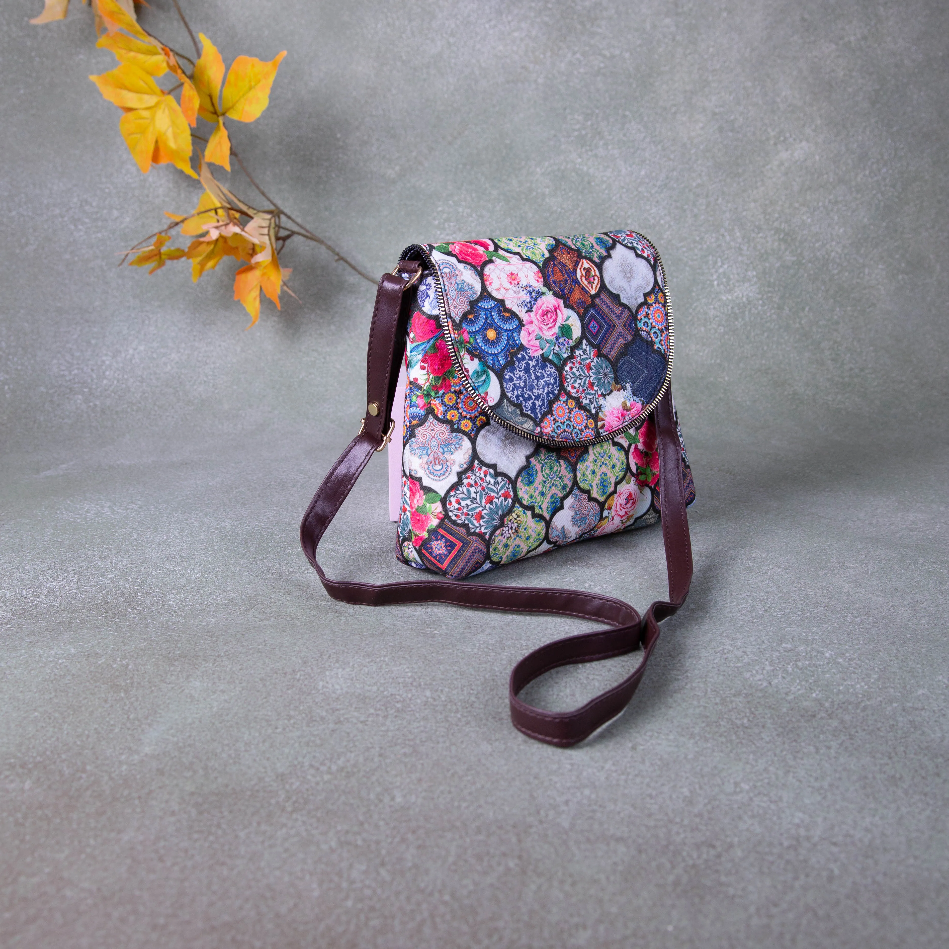 Regular Slings Multi-Colour with Flower Design