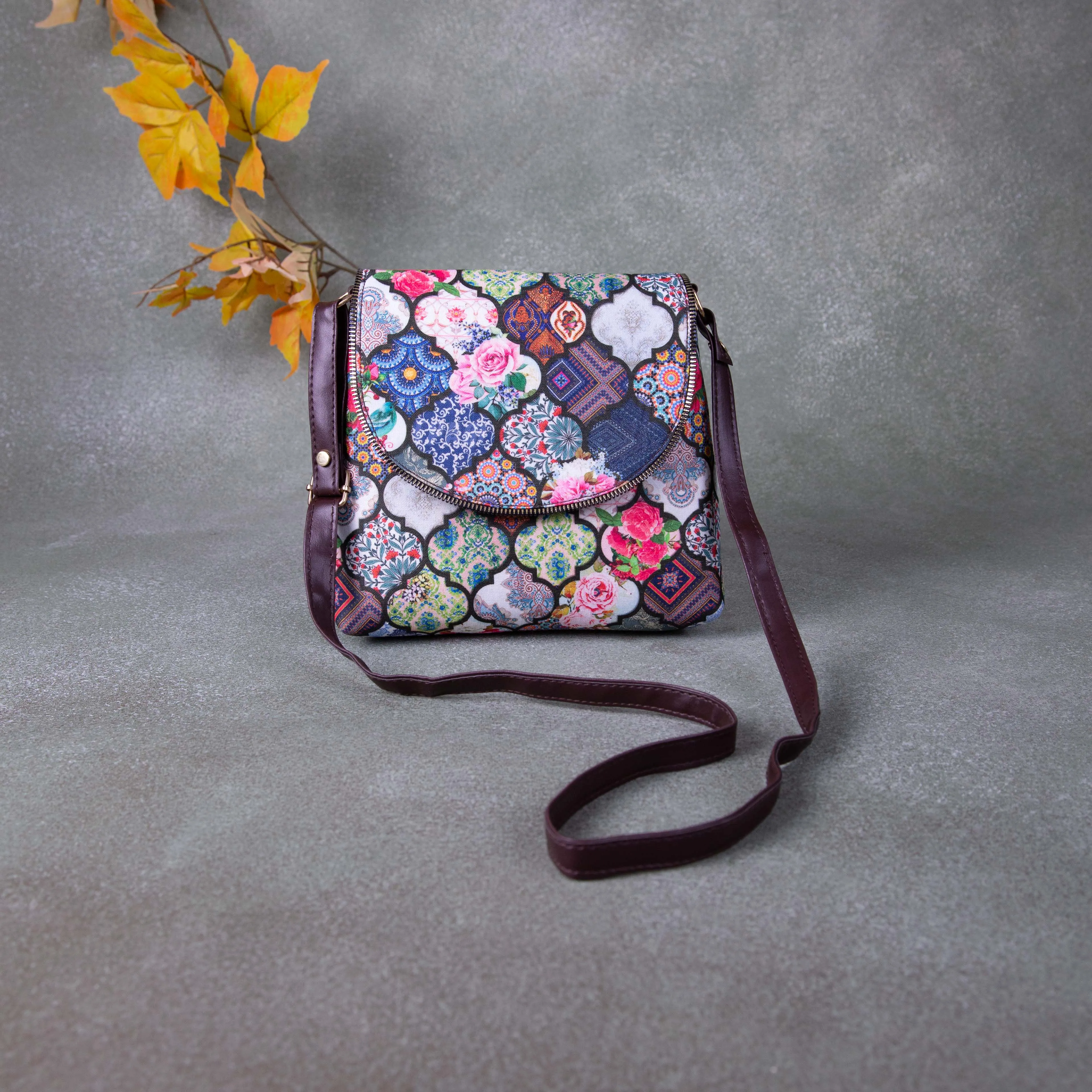 Regular Slings Multi-Colour with Flower Design