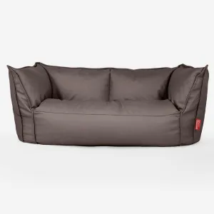 Ruben Bean Bag Sofa - Vegan Leather Chocolate