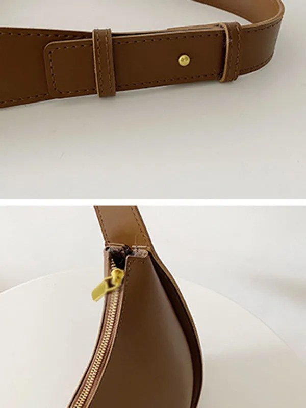 Simple Solid Color PU Bags Accessories