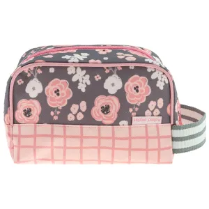 SJ Toiletry Bag-Charcoal Flower