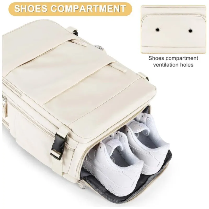 Spot Wholesale  New USB Rechargeable Large Capacity Portable Travel Bag Double Zipper Casual Backpack