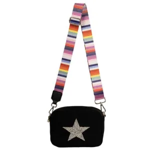 Star Cross Body Bag - Black