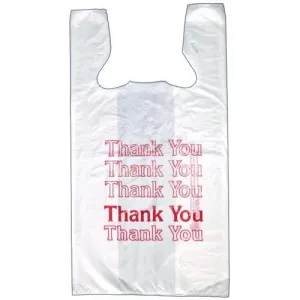 T-Shirt Bags - 	12" x 7" x 22" - "Thank You"