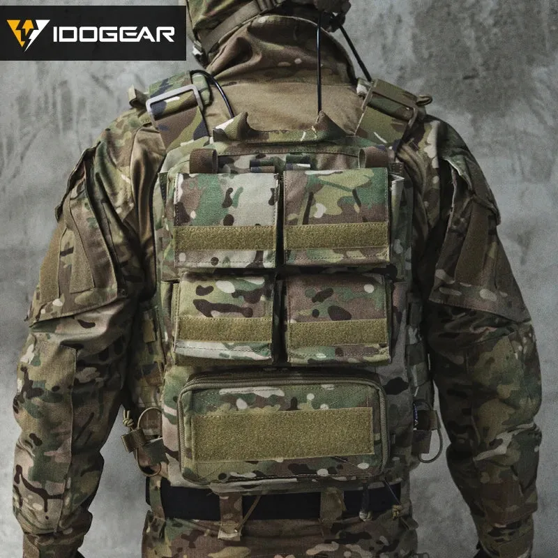 Tactical Pouch Bag Zip On Panel Modular Backpack for plate carrier W/ Mag Pouch for AVS JPC2.0 CPC Vest 3573