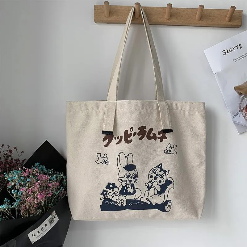 Toleet Rabbit Tote Bag