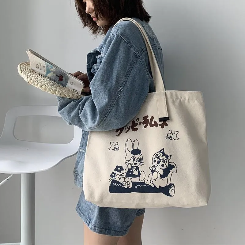 Toleet Rabbit Tote Bag