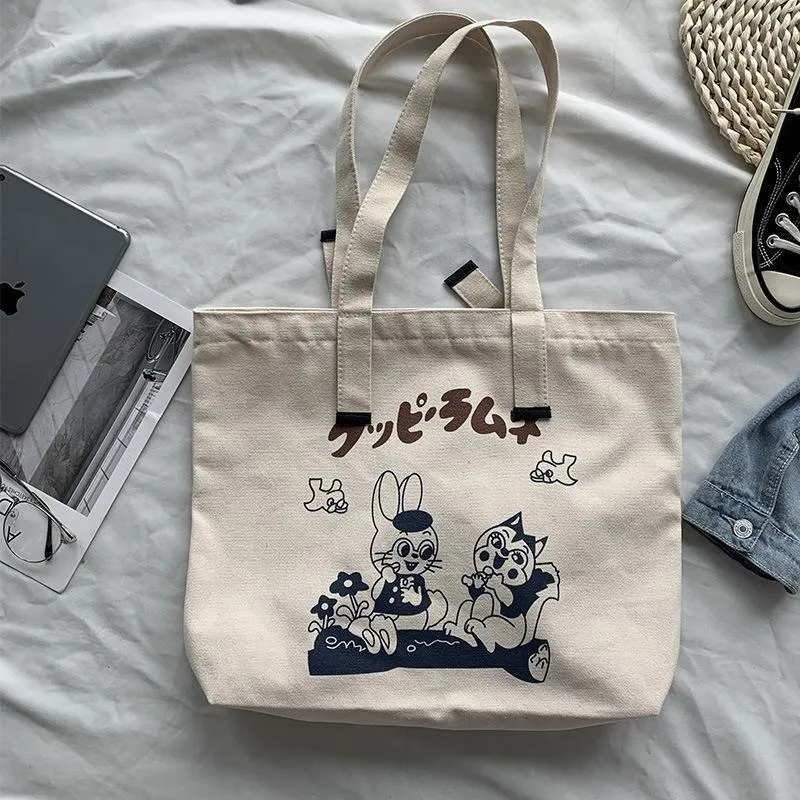 Toleet Rabbit Tote Bag