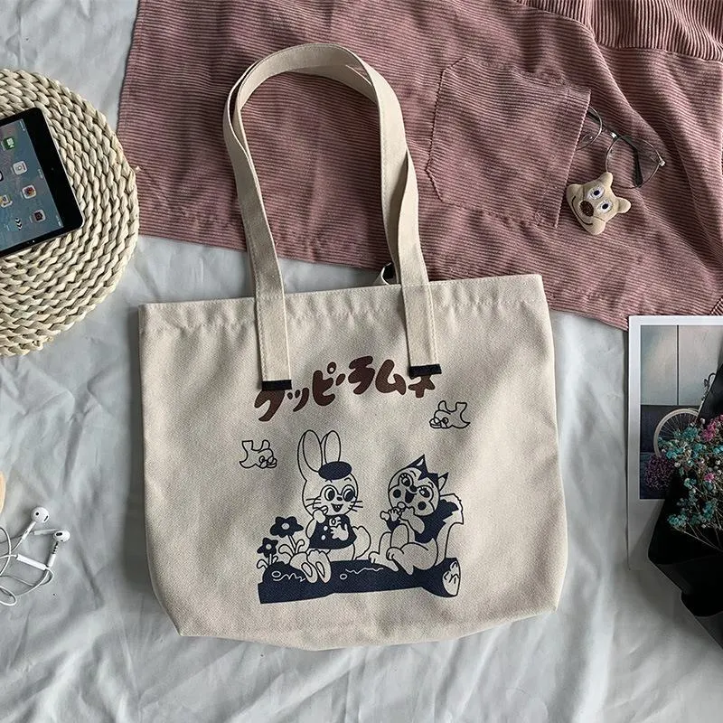 Toleet Rabbit Tote Bag