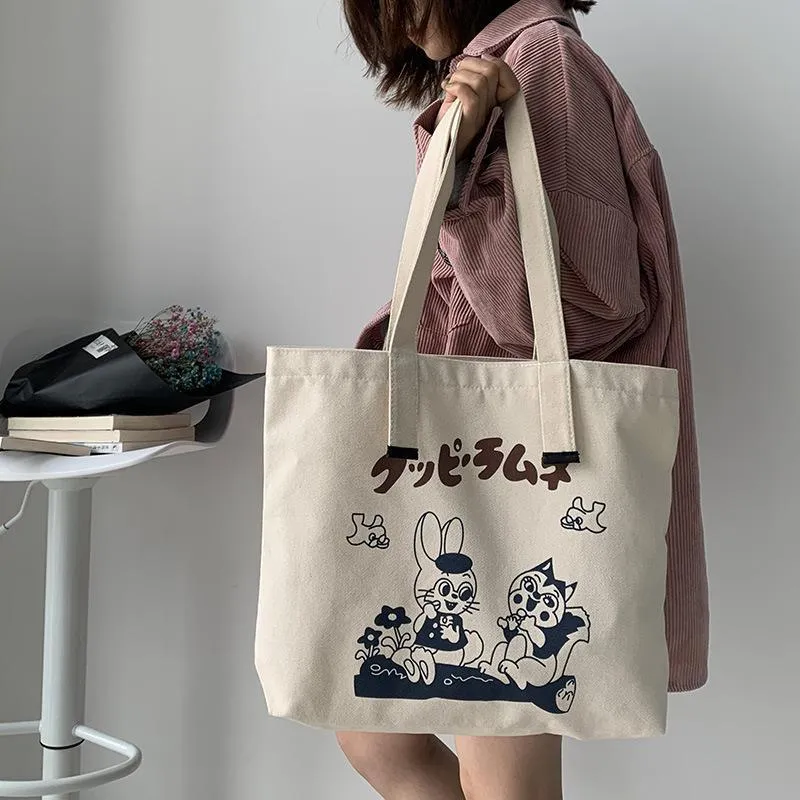 Toleet Rabbit Tote Bag