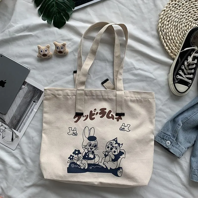 Toleet Rabbit Tote Bag