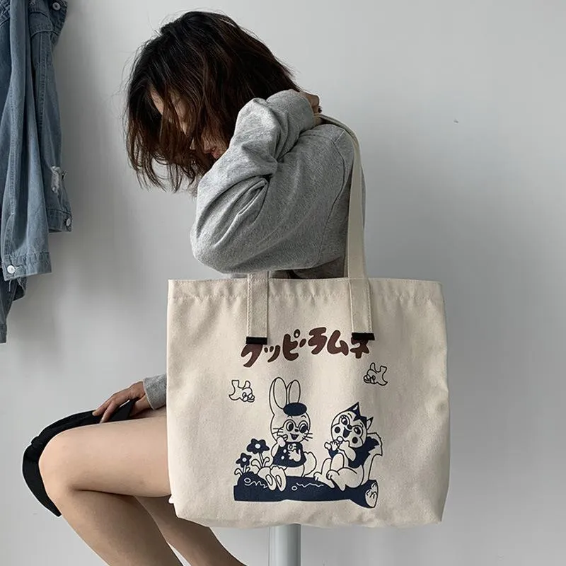 Toleet Rabbit Tote Bag