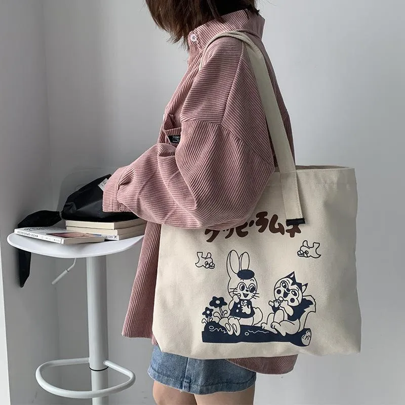 Toleet Rabbit Tote Bag