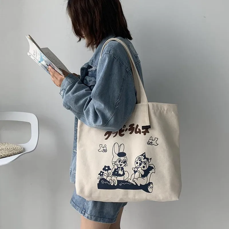 Toleet Rabbit Tote Bag