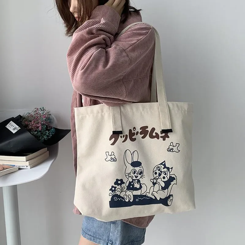 Toleet Rabbit Tote Bag