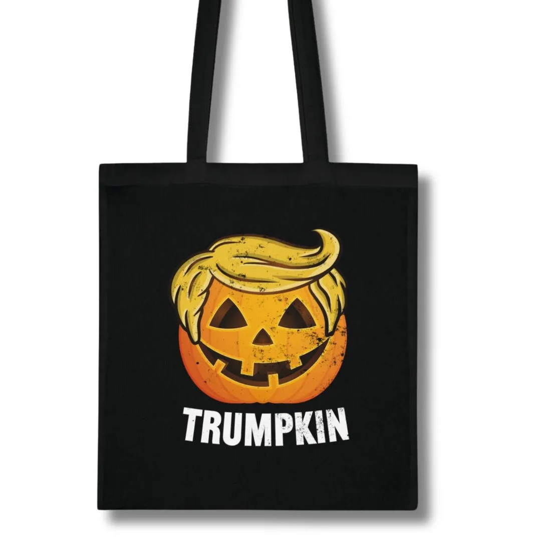 Trumpkin Halloween Canvas Tote Bag