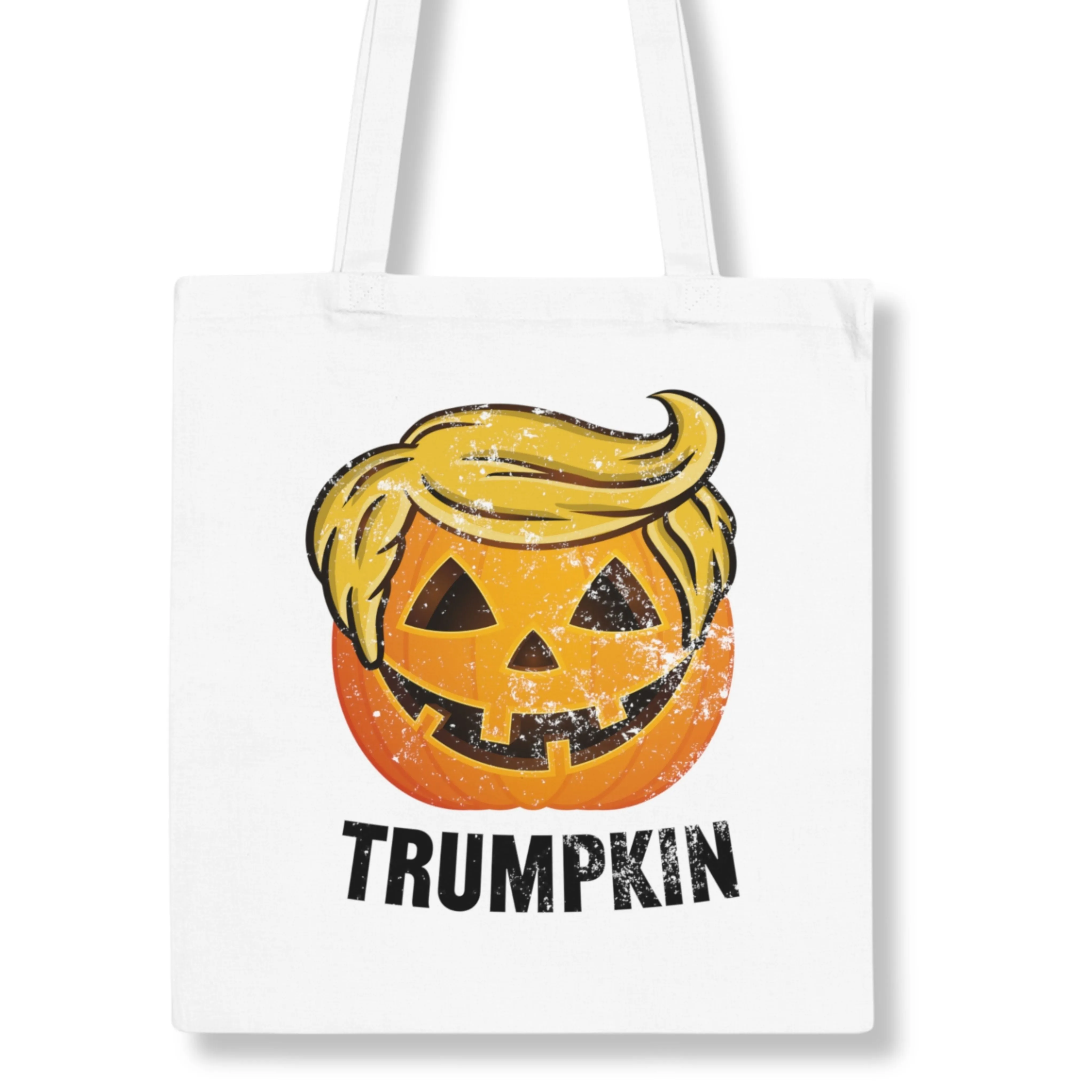 Trumpkin Halloween Canvas Tote Bag