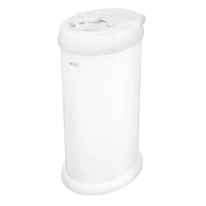 Ubbi Eco-Friendly Stainless Diaper Pail - Matte White