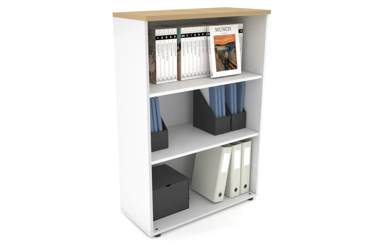 Uniform Medium Open Bookcase [800W x 1170H x 350D]