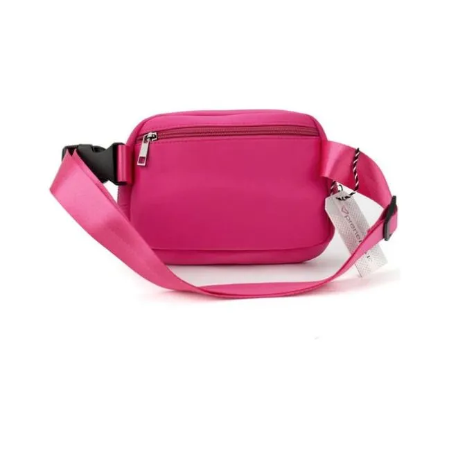 Vaughan Woven Belt/Crossbody Bag  - Magenta