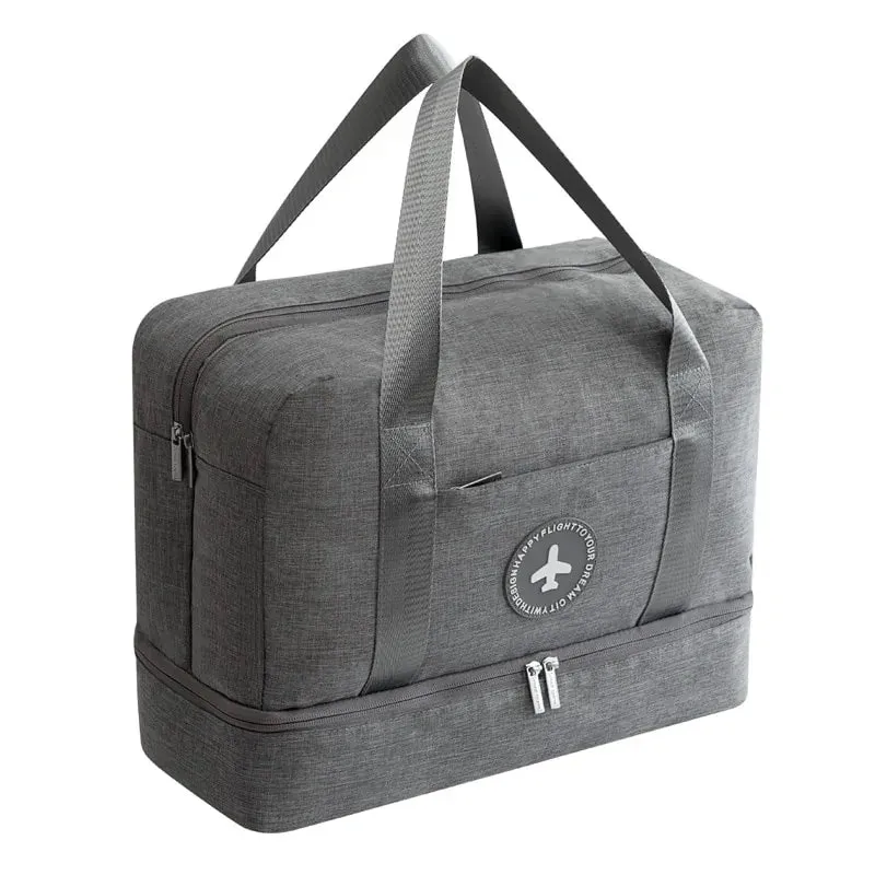 Waterproof Gym and Beach Bag with Wet/Dry Compartments